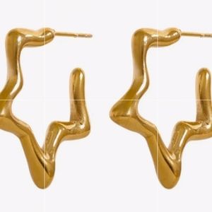 Stainless steel l 18k gold plated